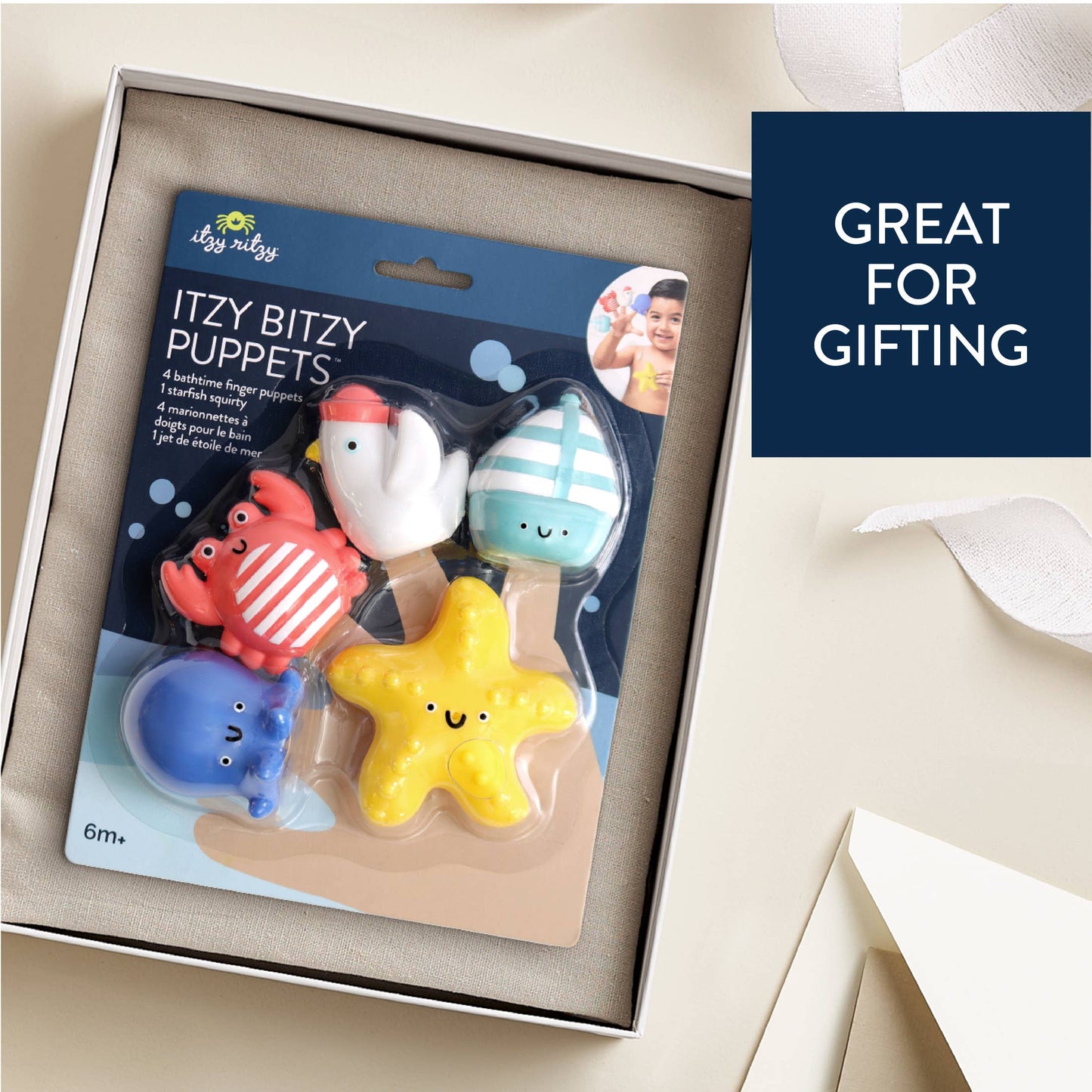 Itzy Bitzy Puppets™ - Bath + Storytelling Toys