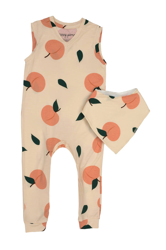 ZippyJamz Peachy Keen - Bamboo - Romper