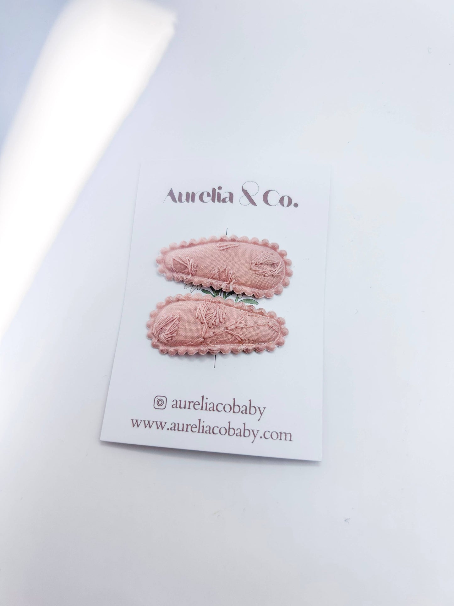 Mini Baby Fabric Hair Barrettes