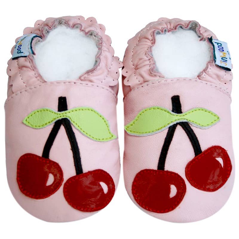 Jinwood baby shoes cherry pink