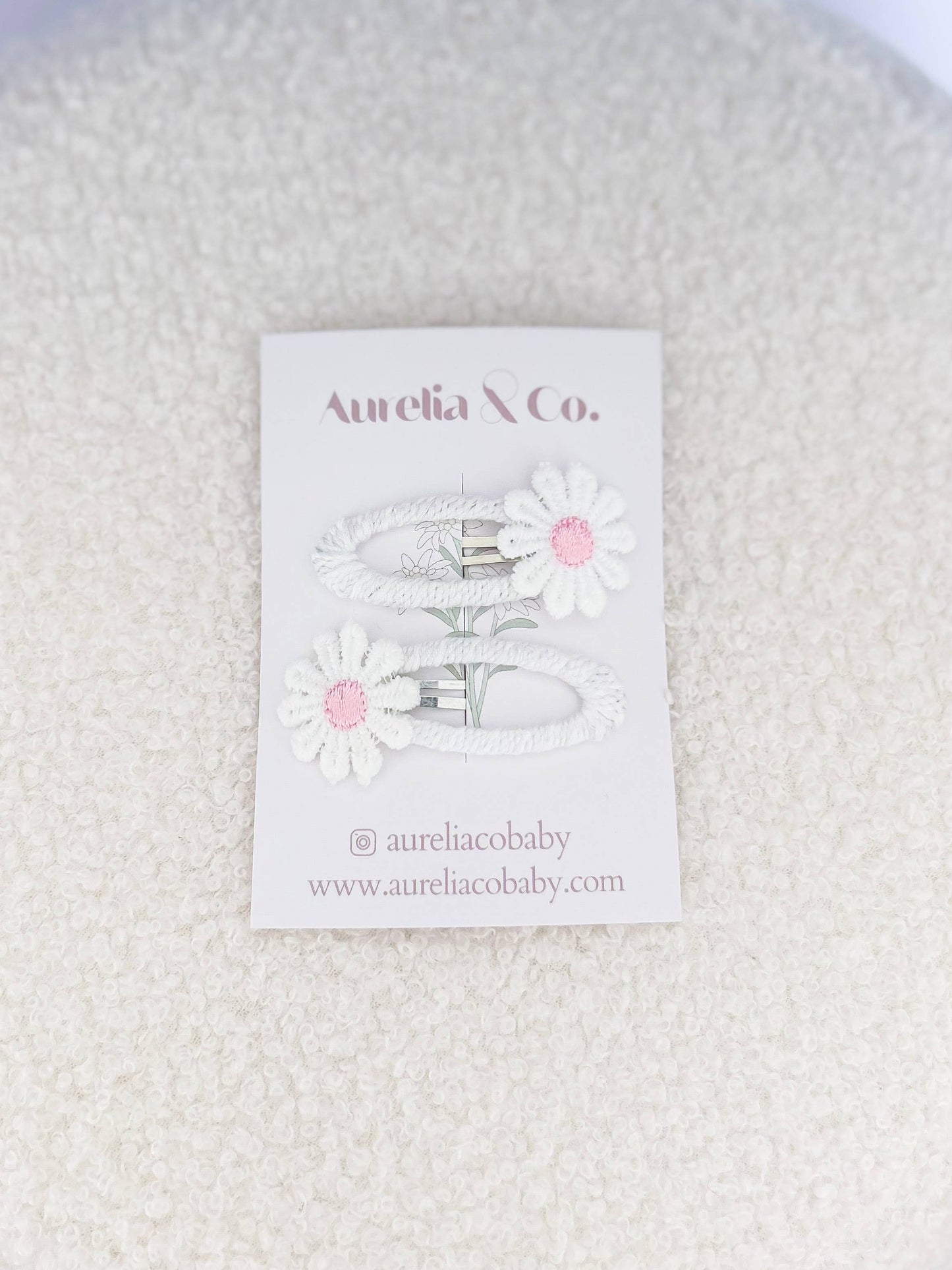 Sunflower Peekaboo Barrettes