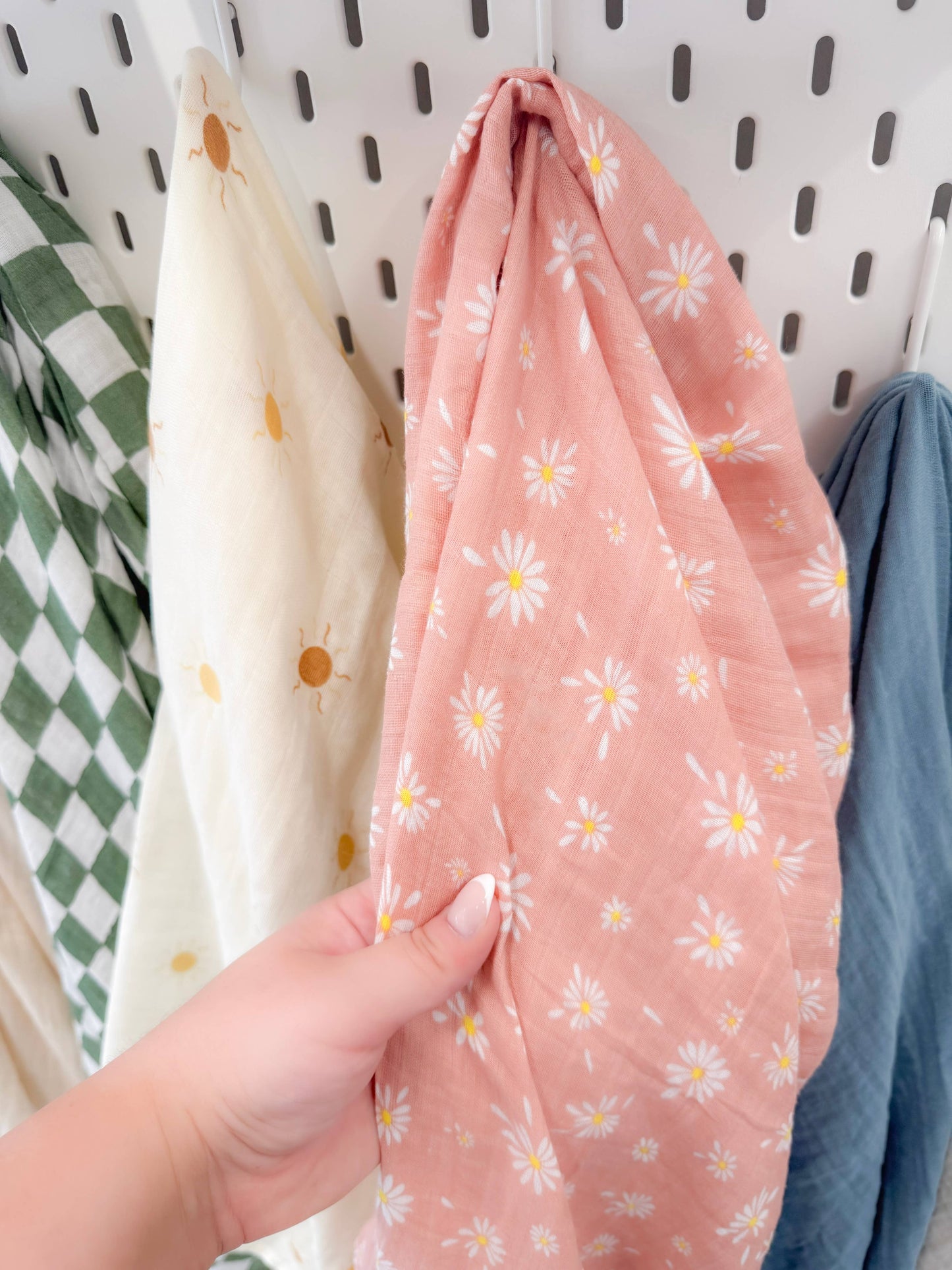 BABY BLISS  Muslin Cotton Swaddle Blanket - Large