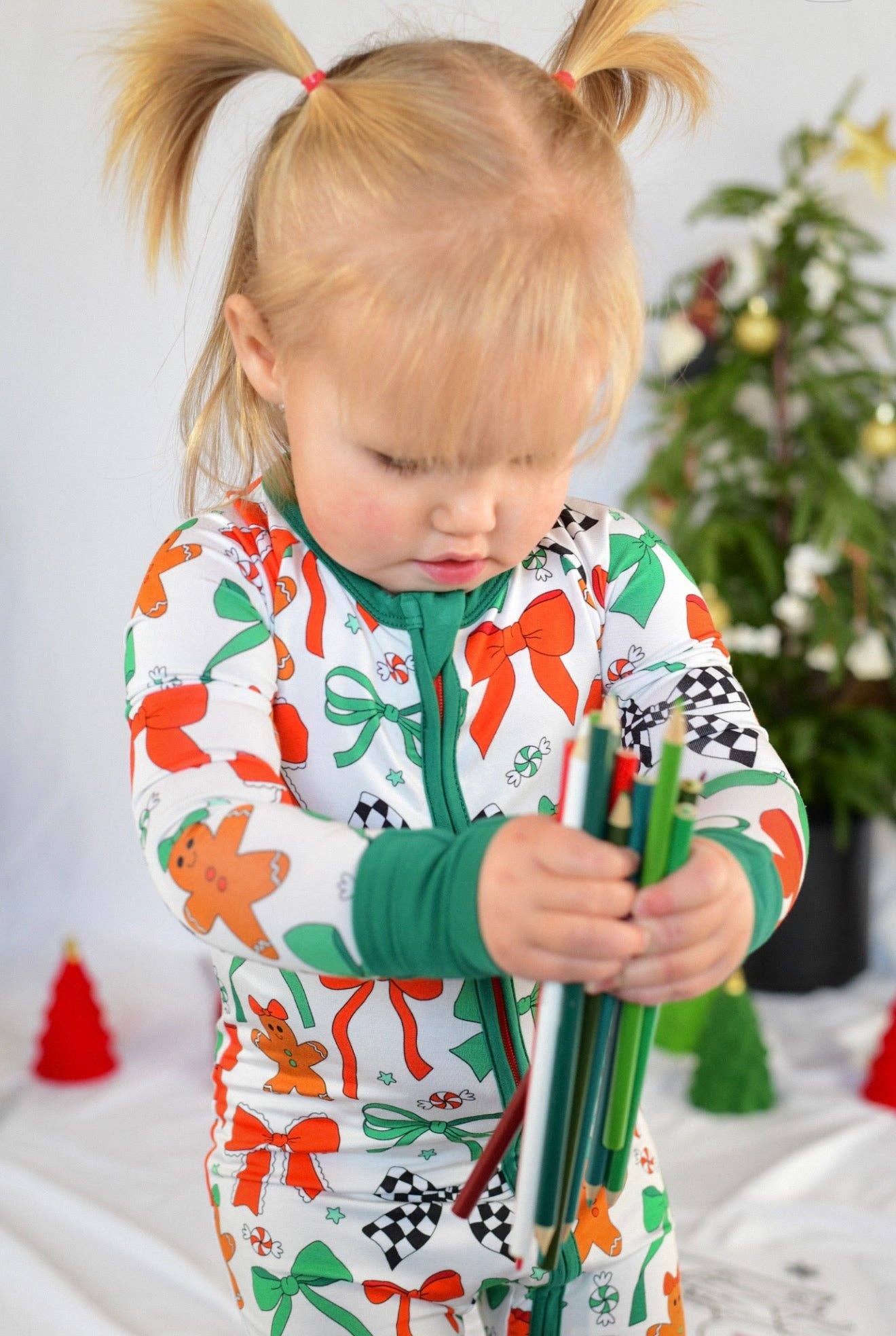 Love&Grace bamboo Bow what fun! zip romper