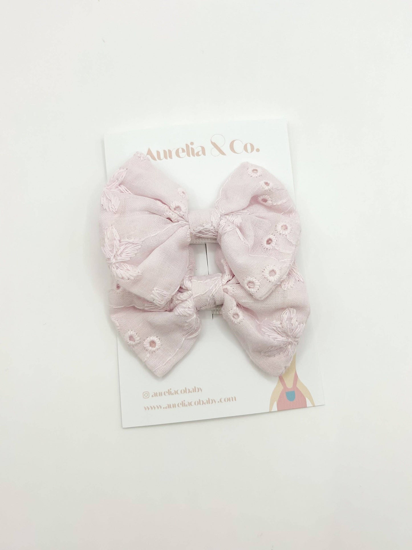 Cotton Pigtail Bows for Babies, Children, Kids