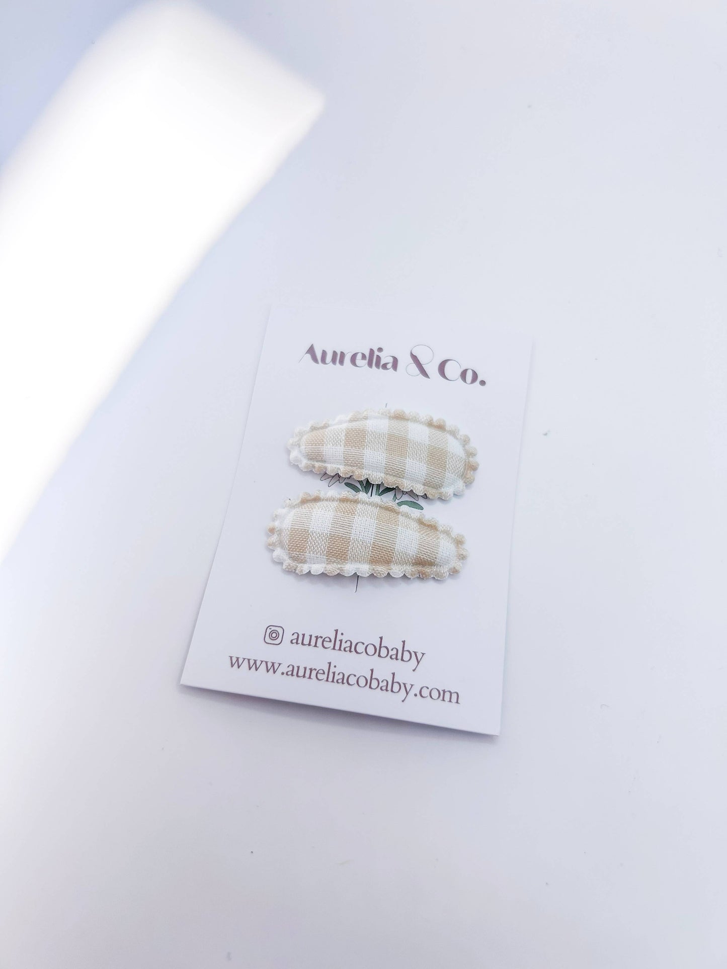 Mini Baby Fabric Hair Barrettes