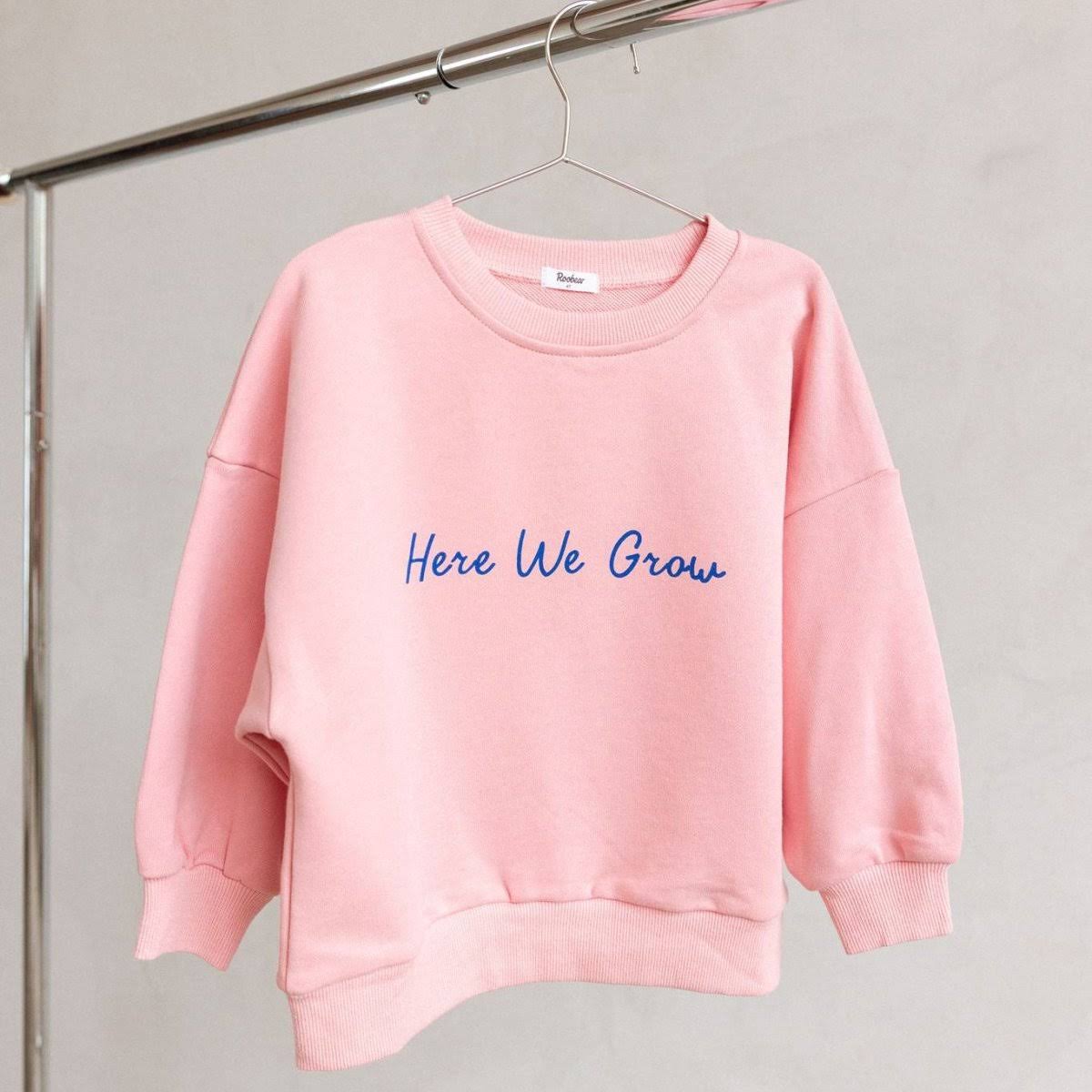 ROOBEAR 100% COTTON FLOWERS CREWNECK
