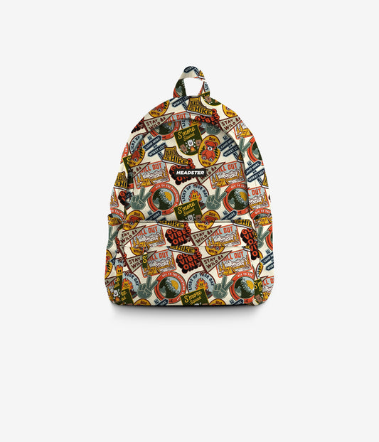 HEADSTER OUTDOOR PATCHES 20L BACKPACK - WARM BUTTER